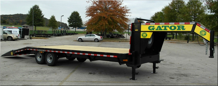 Gooseneck flat bed trailer for sale14k  Transylvania County, North Carolina